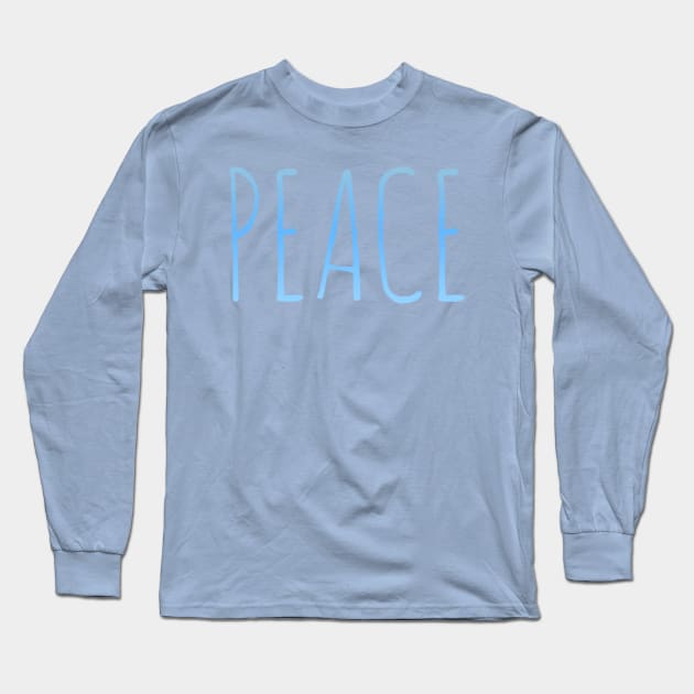 Peace Long Sleeve T-Shirt by Coreoceanart